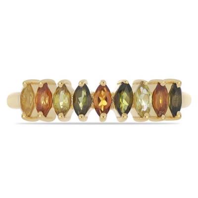 BUY 925 SILVER MULTI TOURMALINE GEMSTONE RING